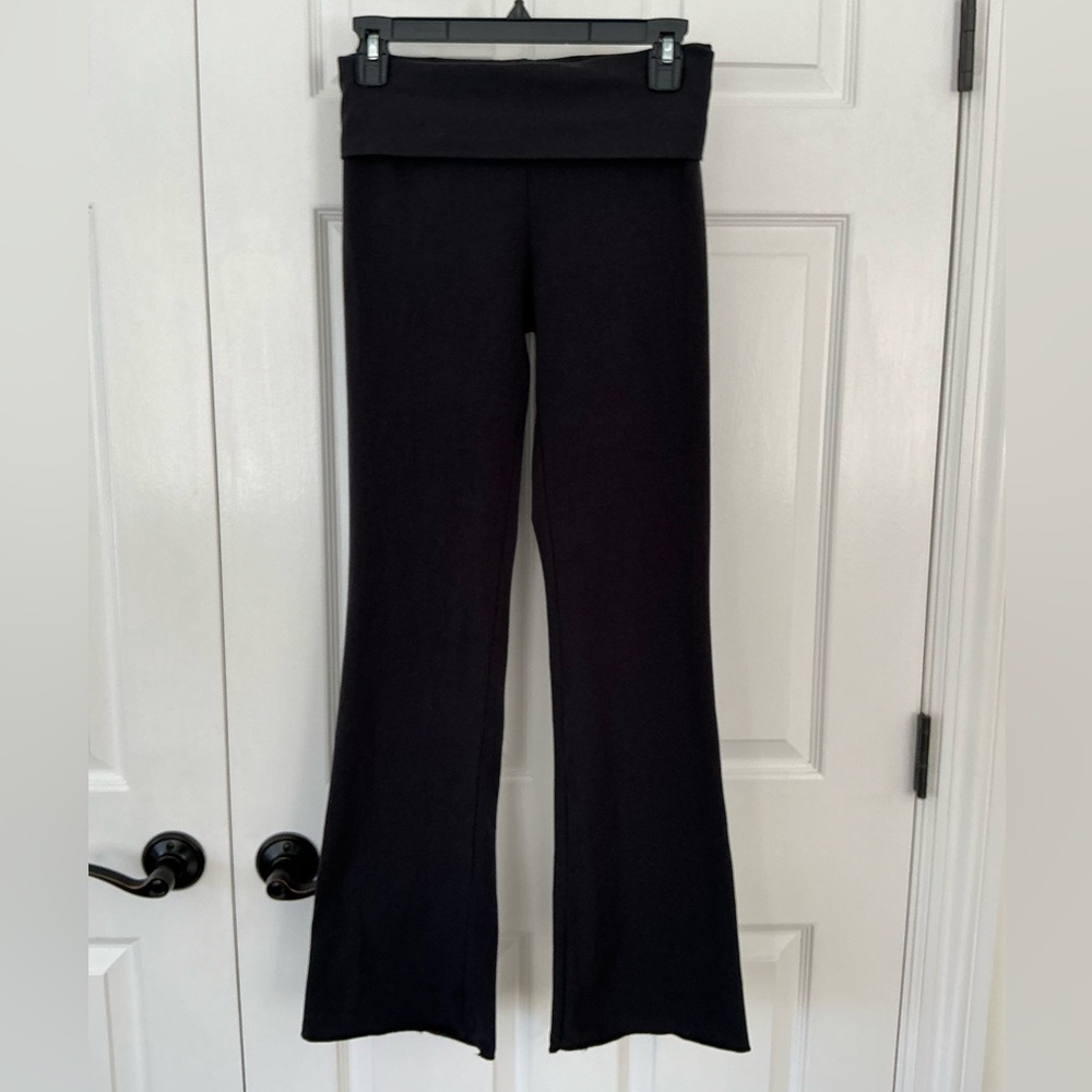 SKIMS Cotton Jersey Foldover Pant | Soot | Size S - Picture 5 of 7